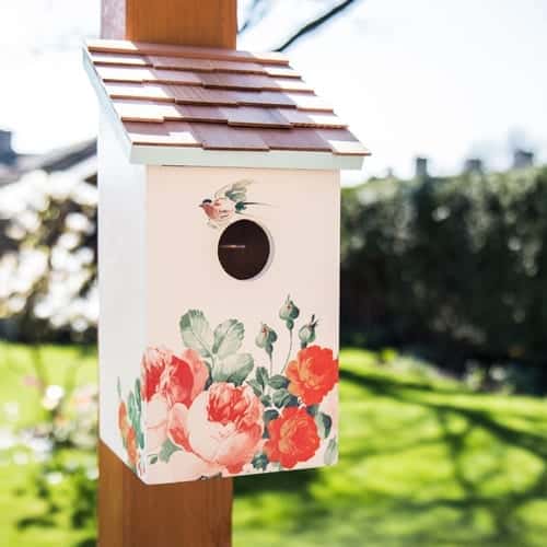 Peony Nesting Box Birdhouse